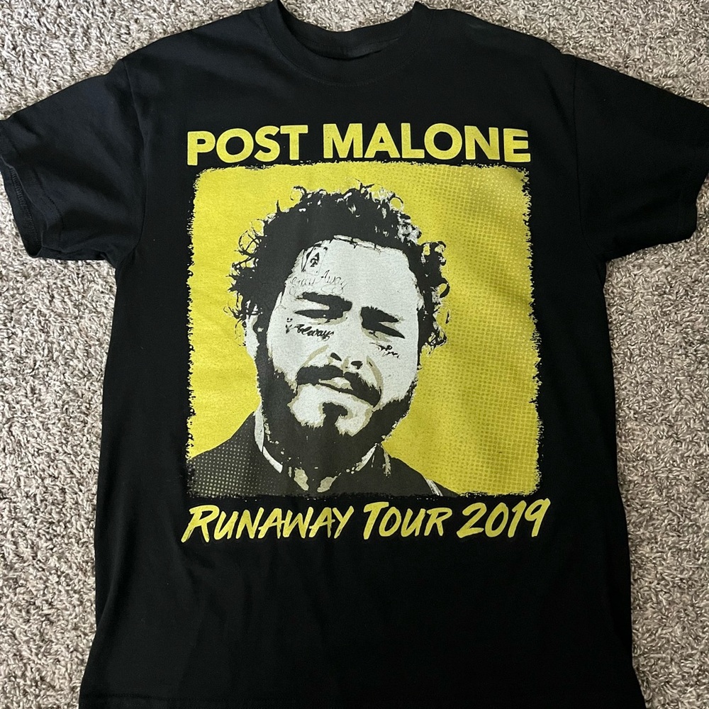 Post Malone 2019 Runaway Tour T-Shirt MEDIUM